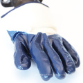 Heavy Duty Fully Nitrile Dipped Hand Gloves With Knit Wrist